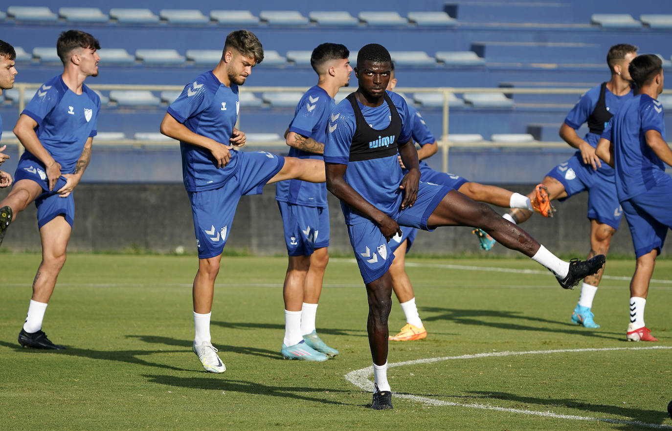 Fotos: Las fotos del entrenamiento del Málaga con Esteban Burgos, Álex Gallar, Ramalho y Rubén Yáñez