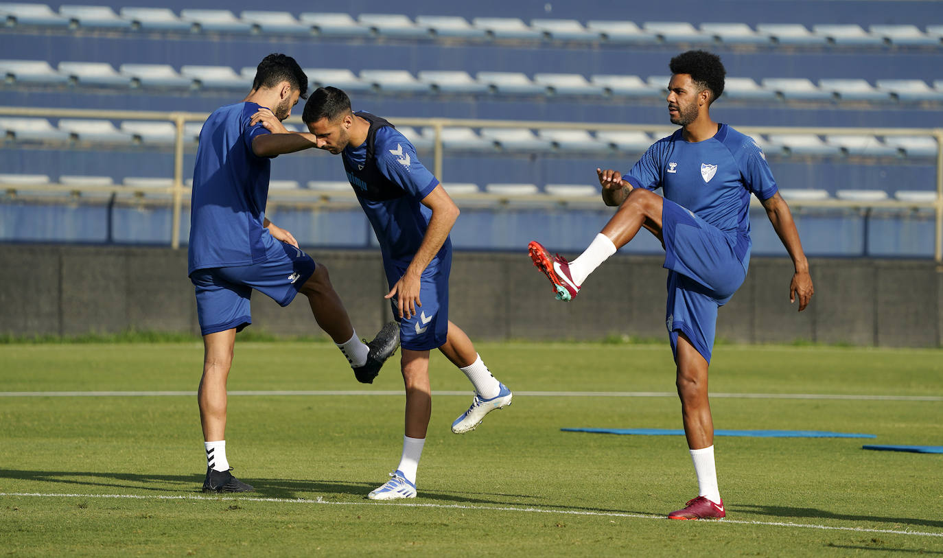 Fotos: Las fotos del entrenamiento del Málaga con Esteban Burgos, Álex Gallar, Ramalho y Rubén Yáñez