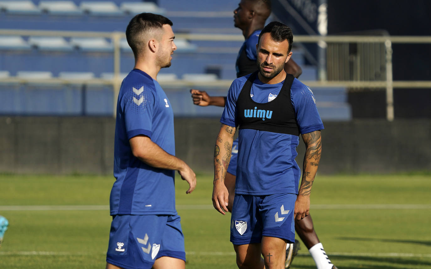 Fotos: Las fotos del entrenamiento del Málaga con Esteban Burgos, Álex Gallar, Ramalho y Rubén Yáñez