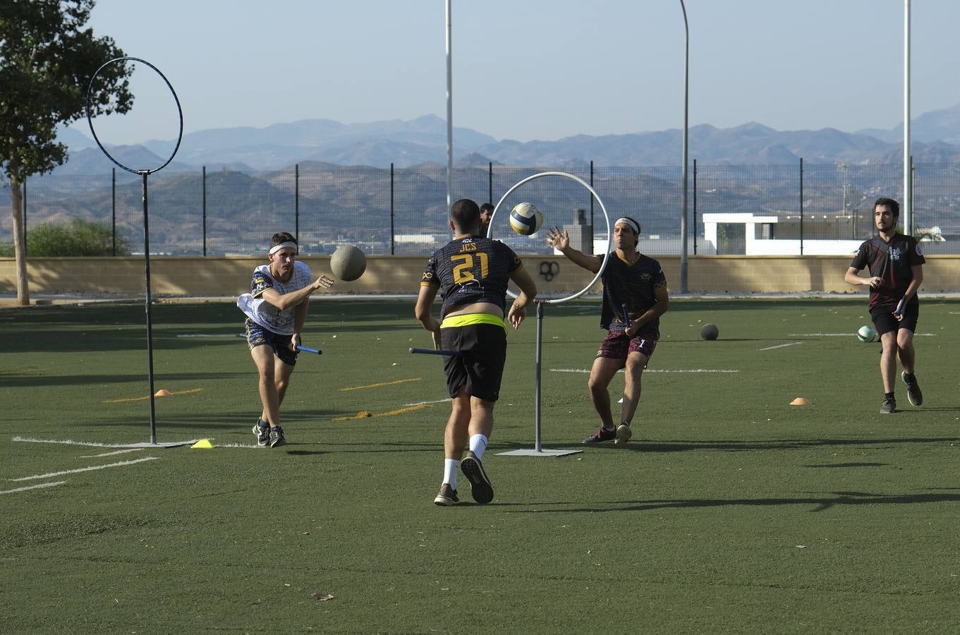 Los malagueños que representarán a España en el europeo de quidditch. 