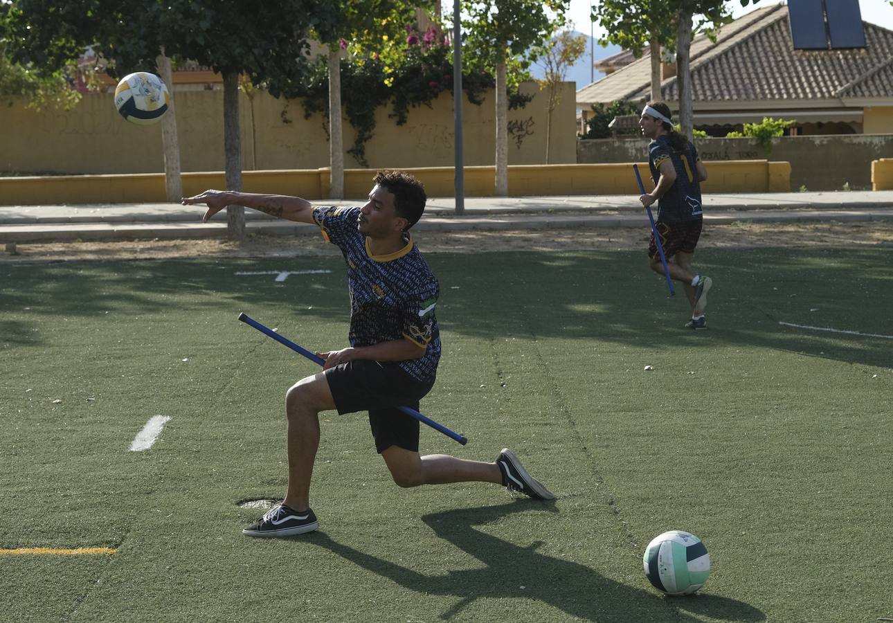 Los malagueños que representarán a España en el europeo de quidditch. 