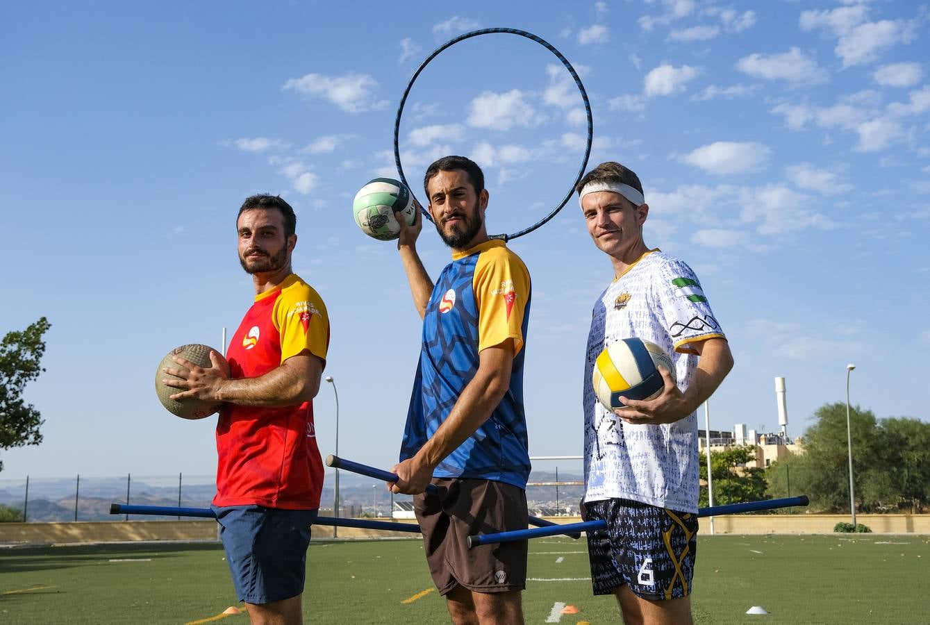 Los malagueños que representarán a España en el europeo de quidditch. 