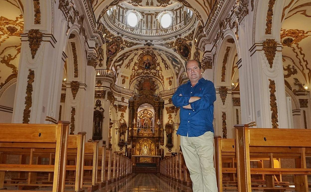 Pablo Pastor ha dirigido la reciente rehabilitación de la iglesia de los Santos Mártires de Málaga. 