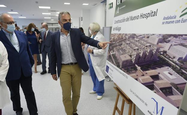 Elías Bendodo ha presentado la adjudicación,del proyecto del nuevo hospital. 