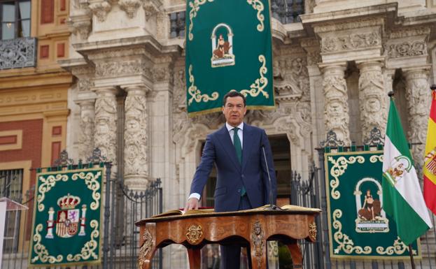 Discurso íntegro de Juanma Moreno en la toma de posesión 