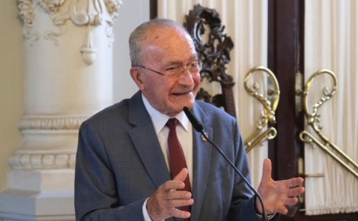 De la Torre, esta mañana en el Ayuntamiento. 