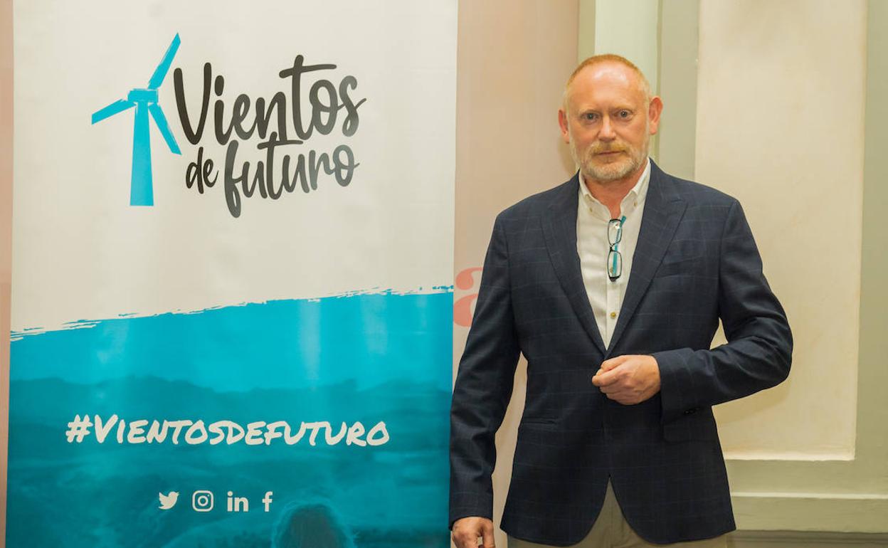 Carlos Martí, durante una reciente presentación de la plataforma Vientos de futuro. 