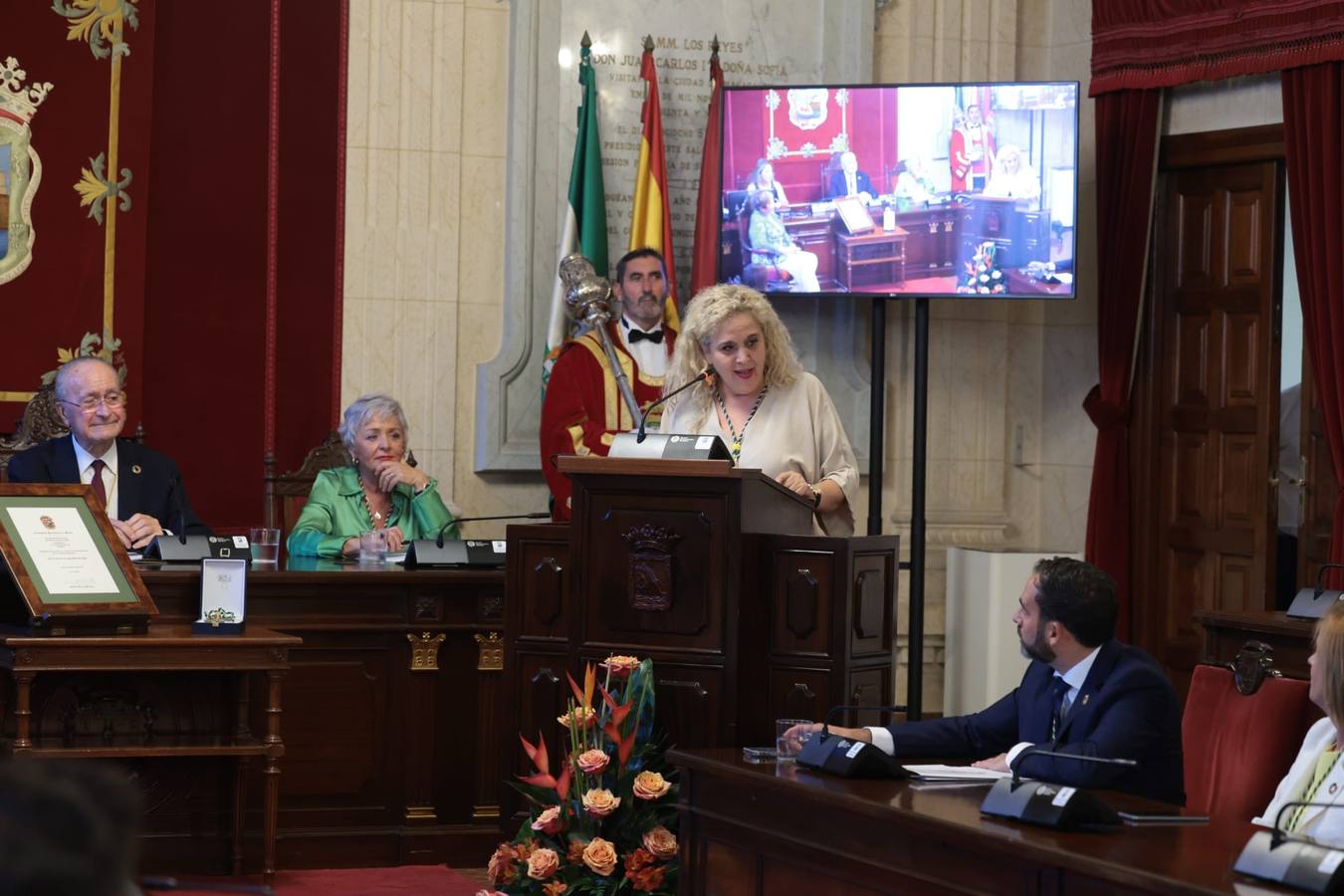 Celia Villalobos fue la primera alcaldesa de Málaga en 500 años. 