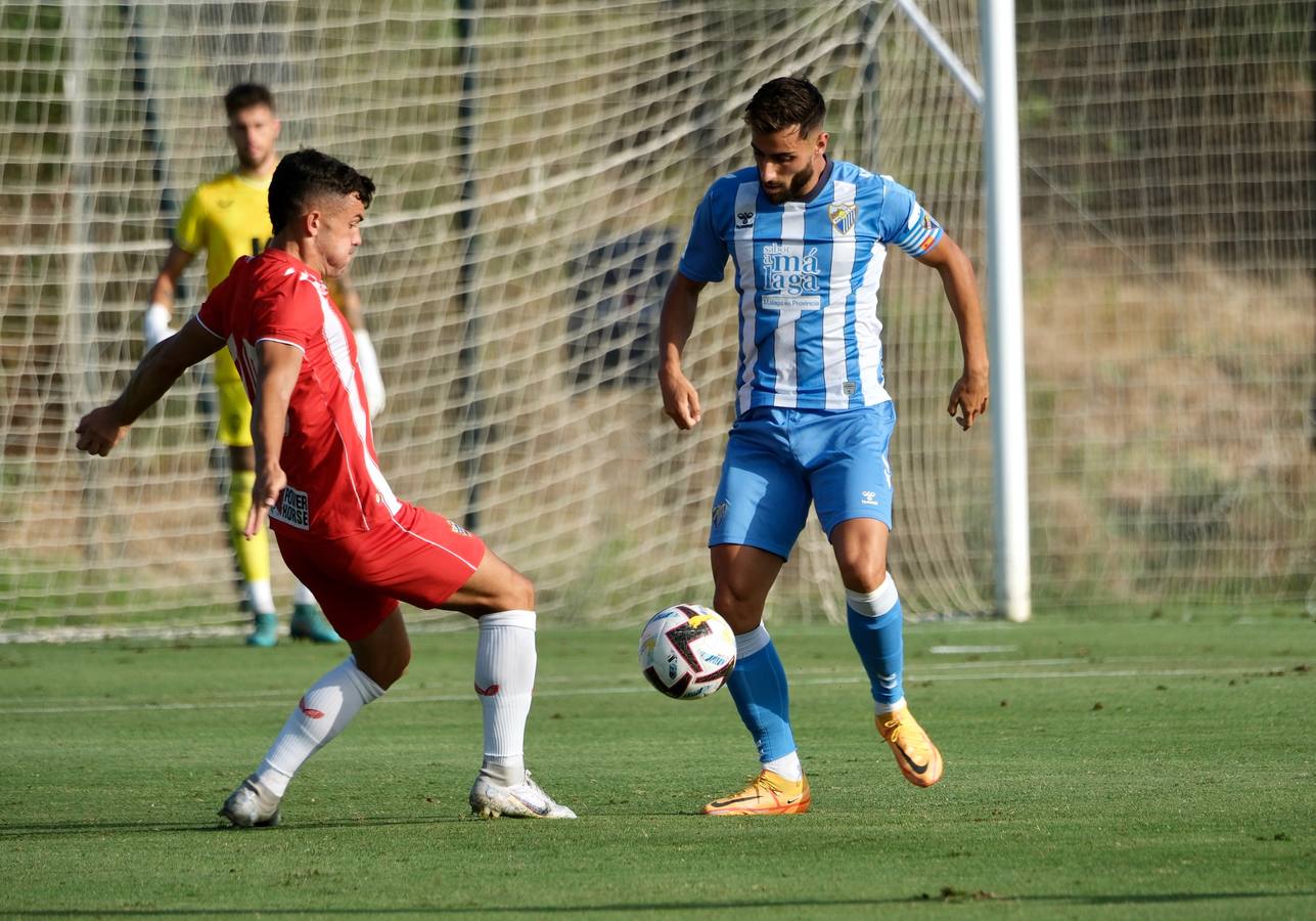 El nuevo Málaga luce su mejor cara en un gran amistoso ante el Almería