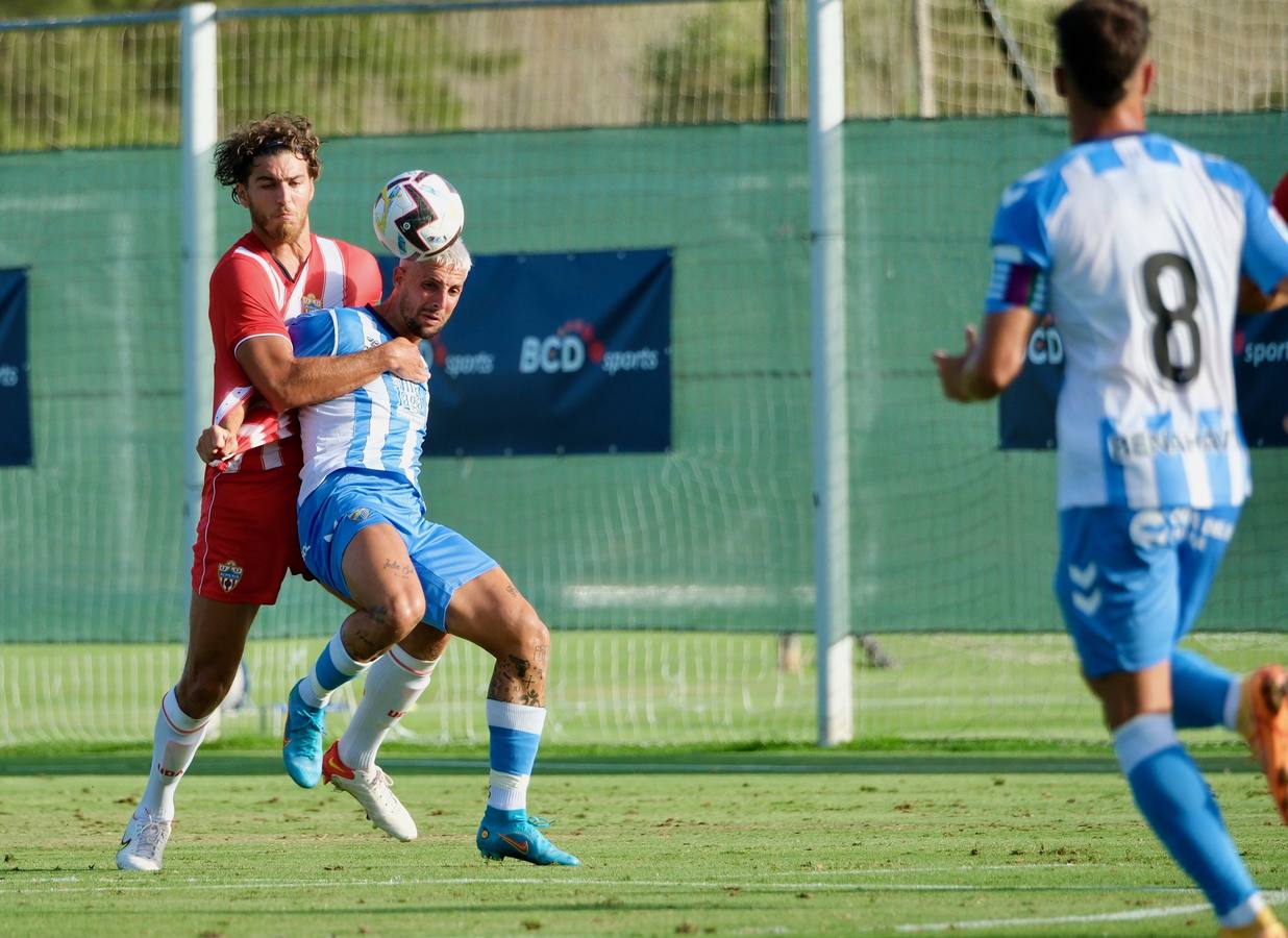 El nuevo Málaga luce su mejor cara en un gran amistoso ante el Almería