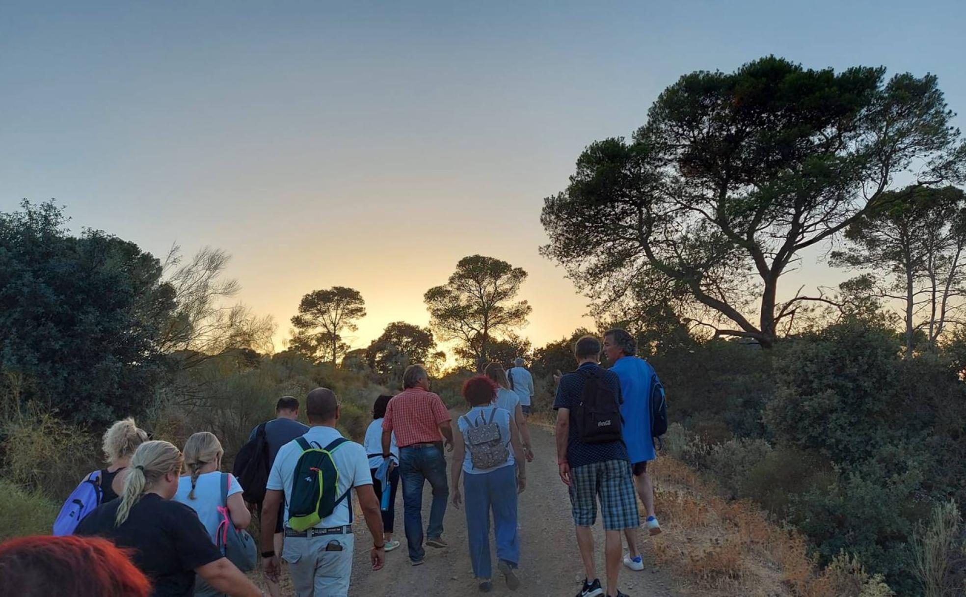 Todas las rutas permiten ver espectaculares puestas de sol. 