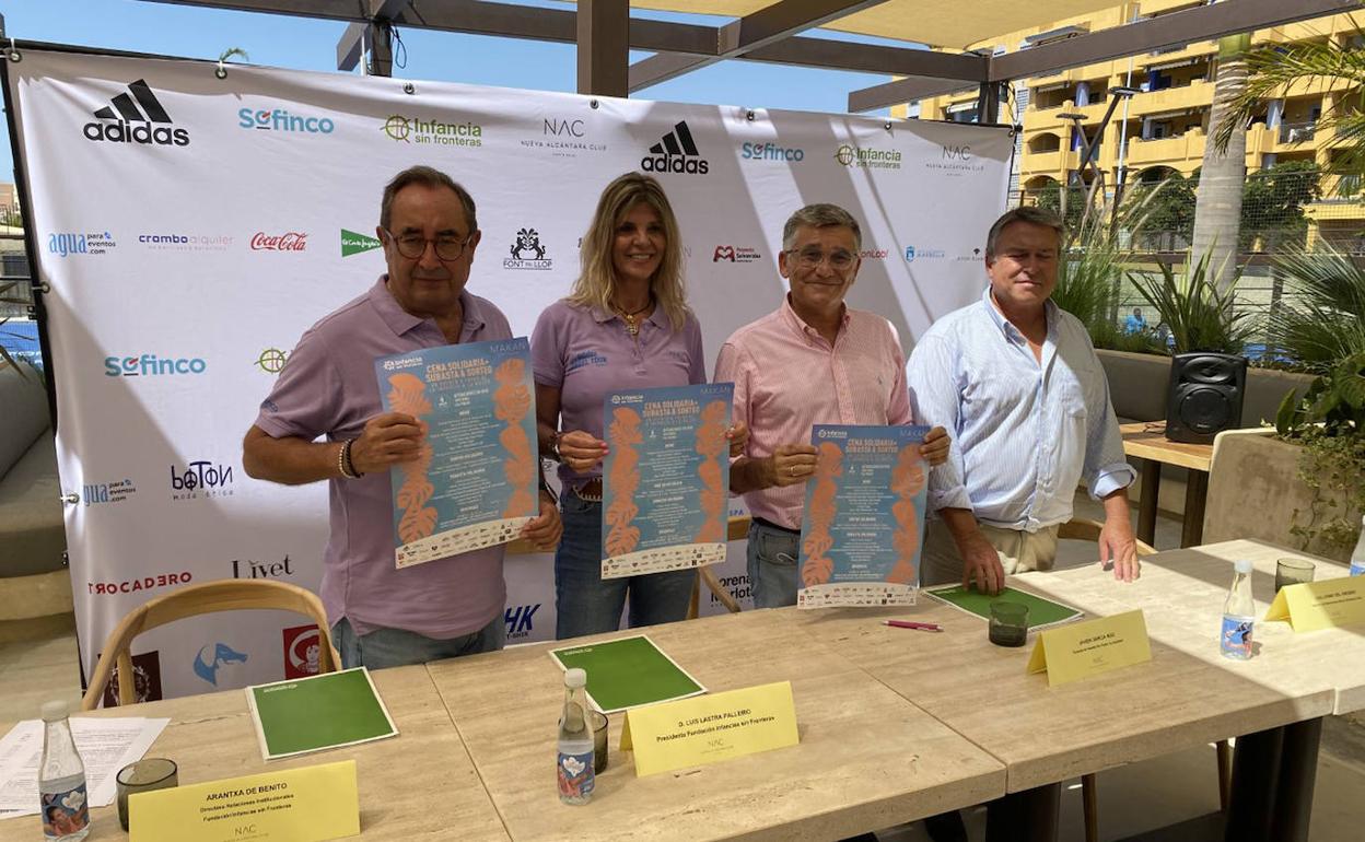 Presentación del Torneo de Pádel a beneficio de Infancia Sin Fronteras. 