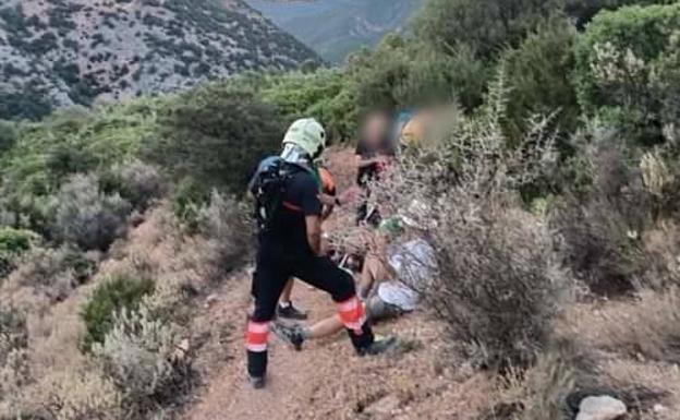 Rescate en las Buitreras. 