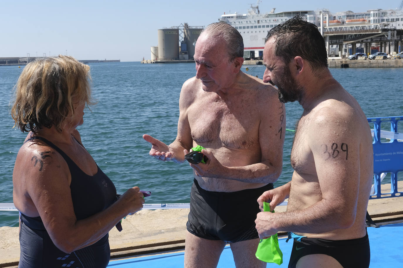 Más de medio millar de nadadores participaron en la prueba 