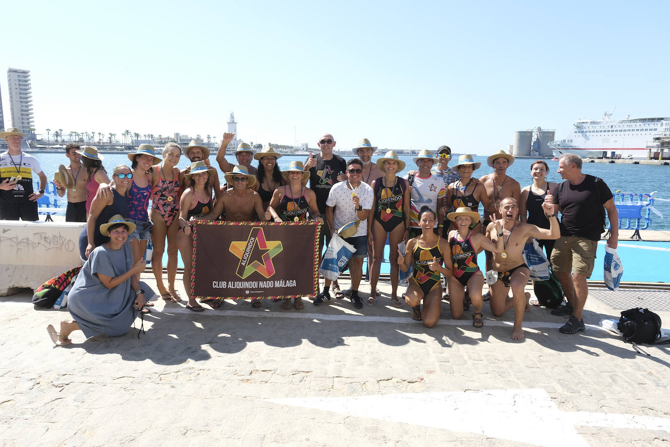 Más de medio millar de nadadores participaron en la prueba 