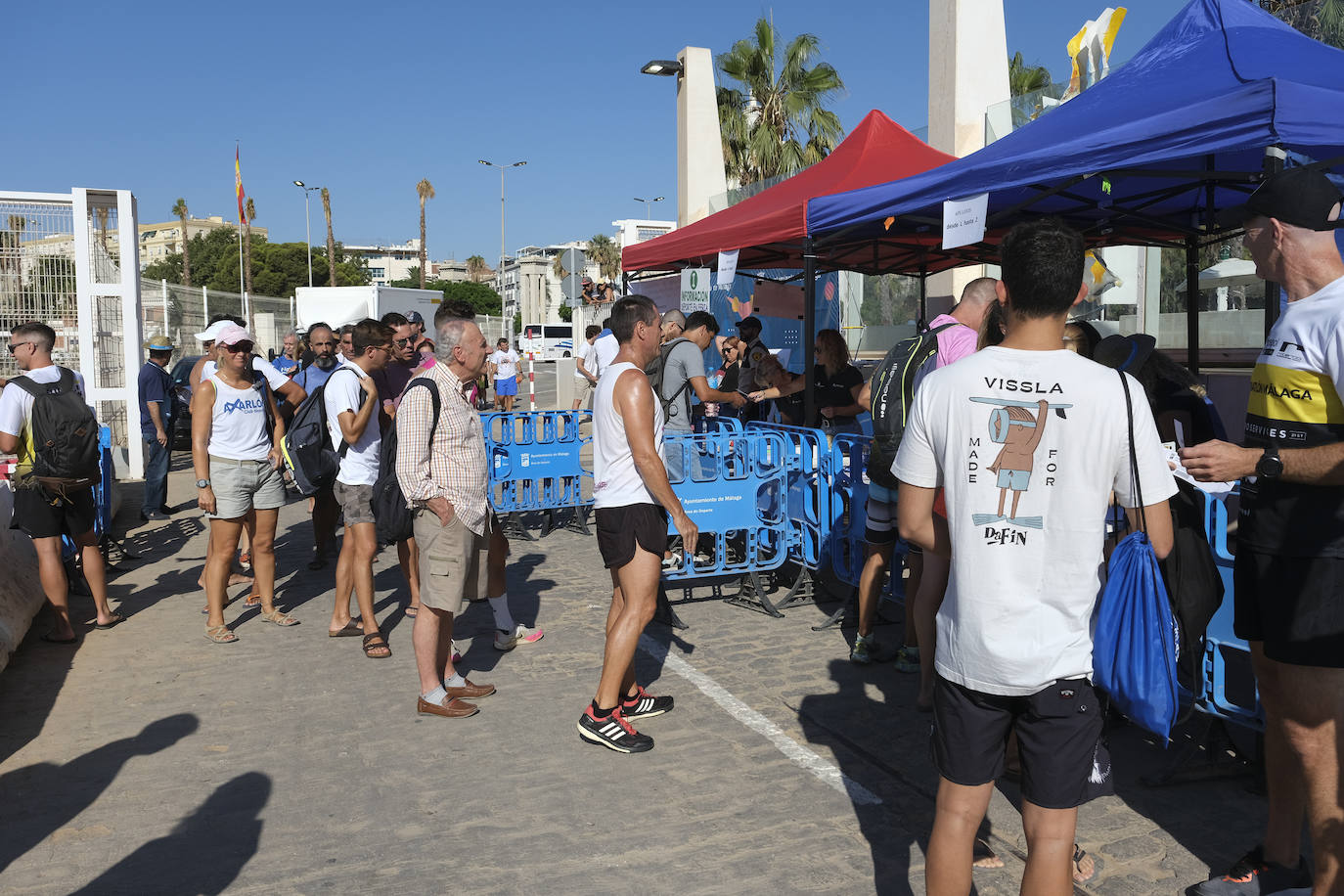 Más de medio millar de nadadores participaron en la prueba 