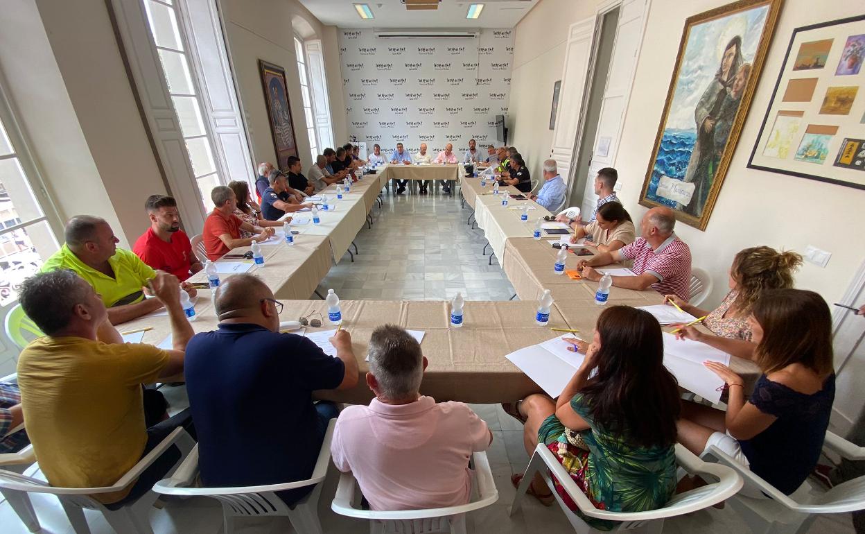 Imagen de la Junta Local de Seguridad celebrada este martes en Torre del Mar. 