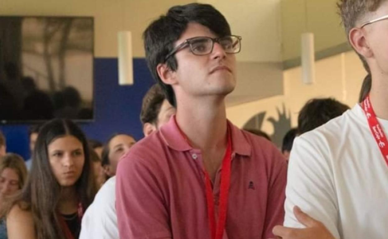 Pablo Ramírez, durante el debate celebrado en Huesca.