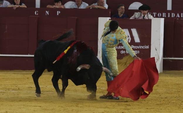 Romero, en la faena de muleta 