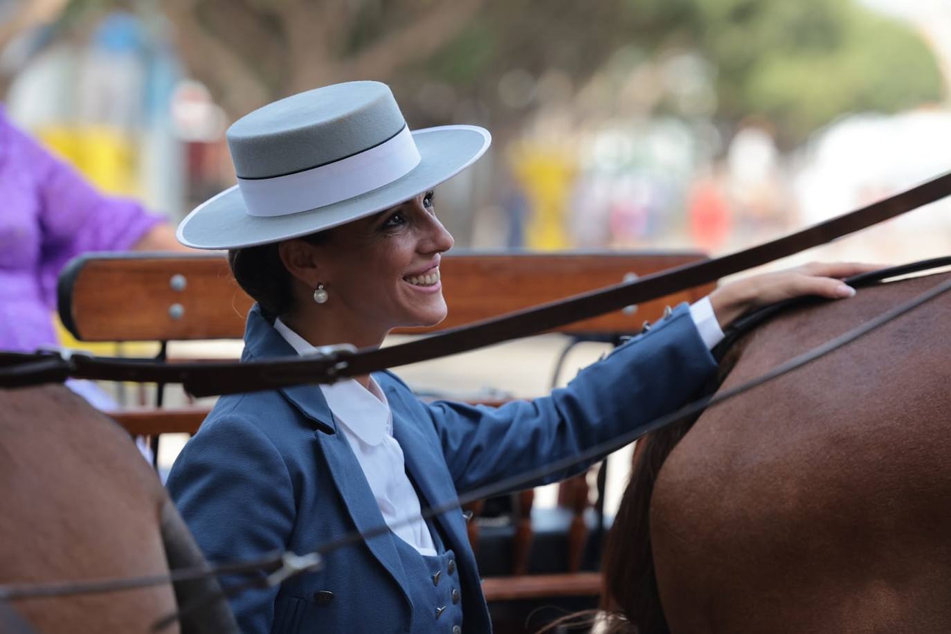 Mayores, familias y caballistas ambientaron el real de la Feria en la tarde del domingo 