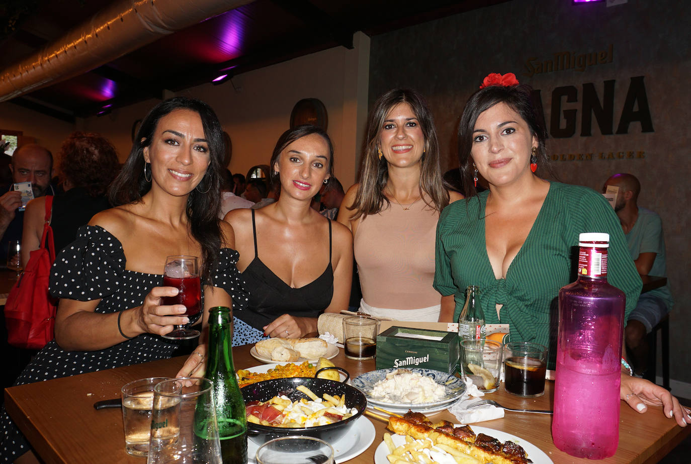 Auxi Rodríguez, Laura Fernández, Celia González y Aida Rico.