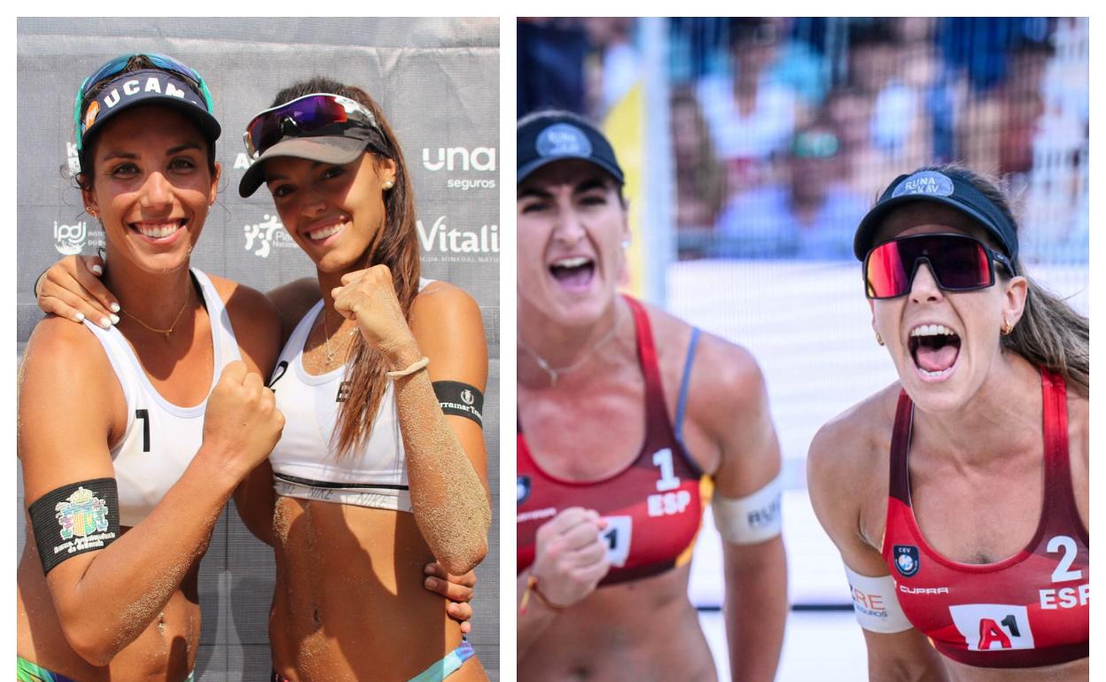 Soria y González (izquierda), y Carro y Lobato (derecha). 