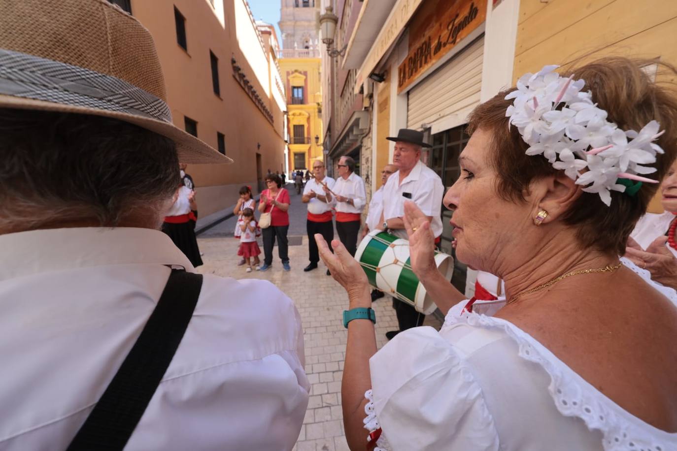 Ambiente en el centro histórico en la tarde del miércoles 