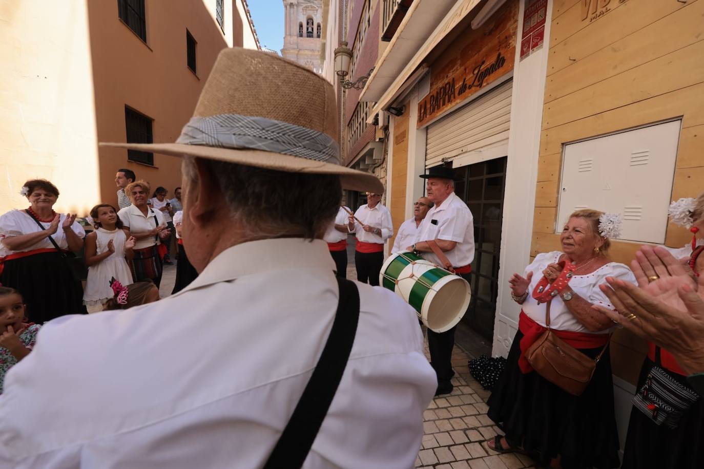 Ambiente en el centro histórico en la tarde del miércoles 