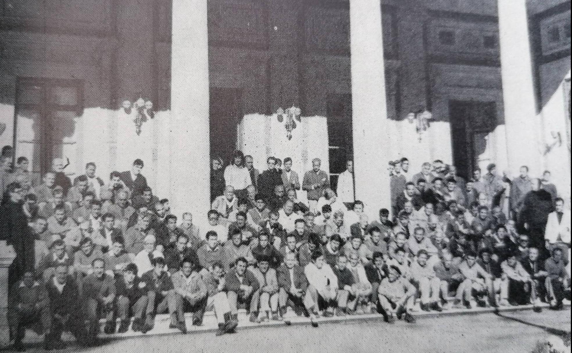 Comunidad del Sanatorio de San José hacia 1970.