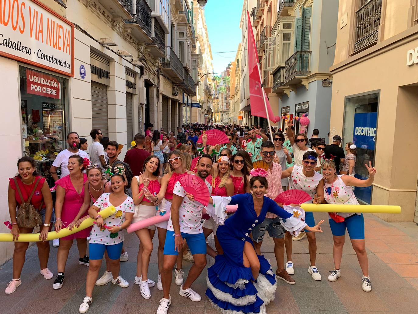 Ambiente del último día de la Feria de Málaga 2022. 