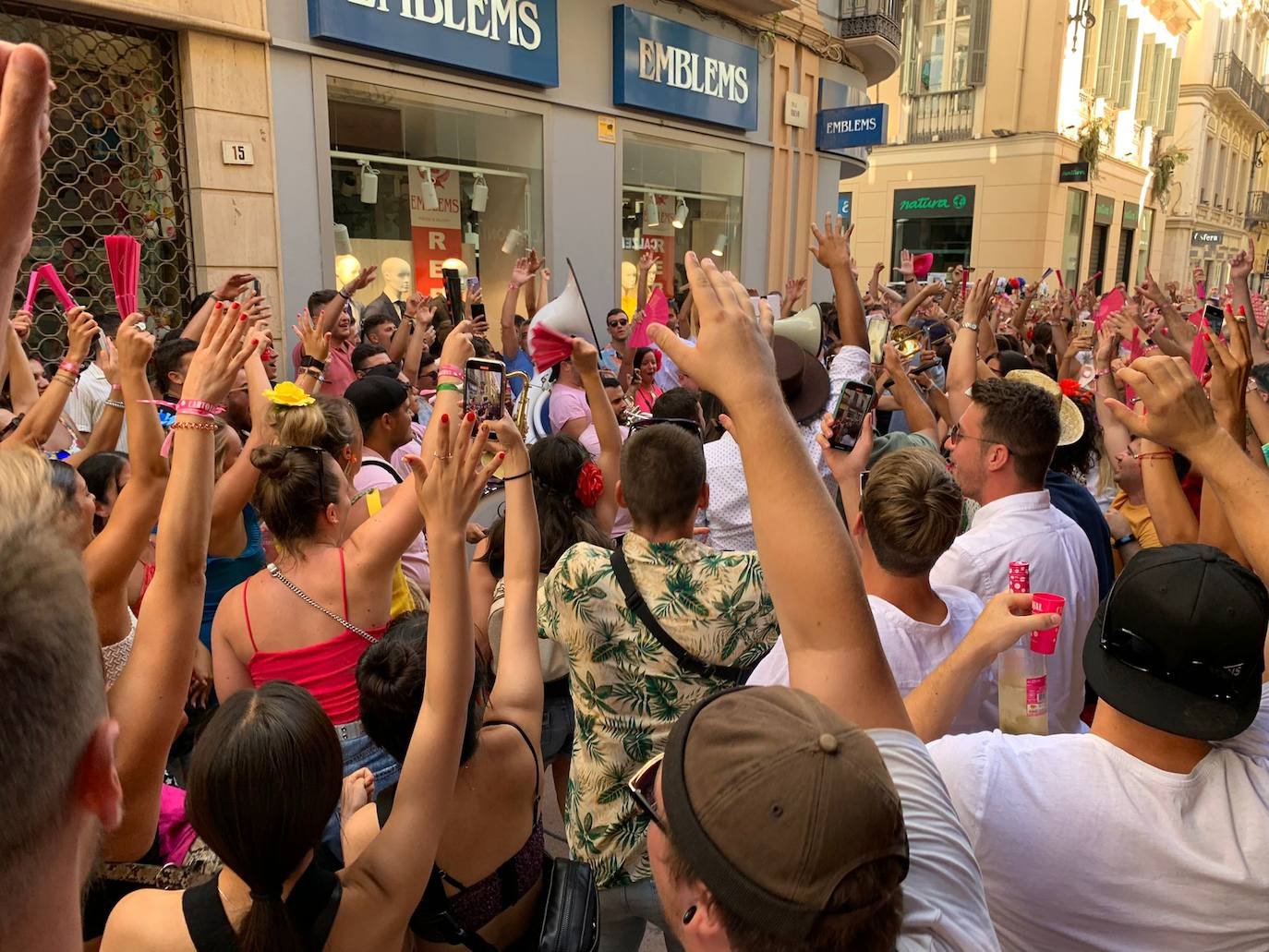 Ambiente del último día de la Feria de Málaga 2022. 