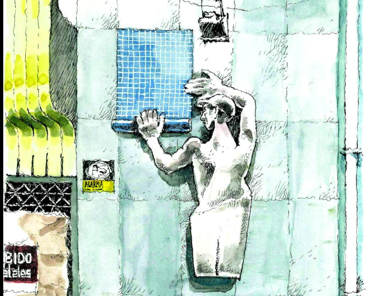 El operario impasible