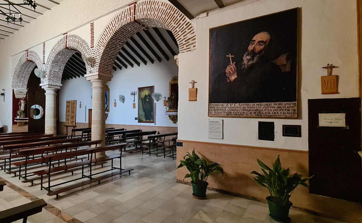 Imagen de la nueva obra donada a la iglesia de Moclinejo por Eduardo Herrero. 