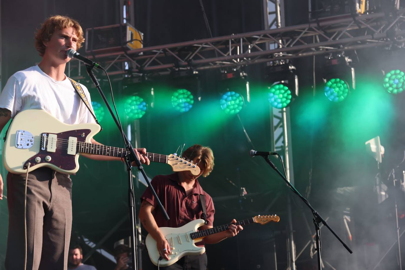El exintegrante de 'One Direction', Louis Tomlinson, plato fuerte de una cita en la que estuvieron también The Vaccines, Hinds, Stone o Voodoos. En la imagen, concierto del grupo californiano 'Sun Room' 