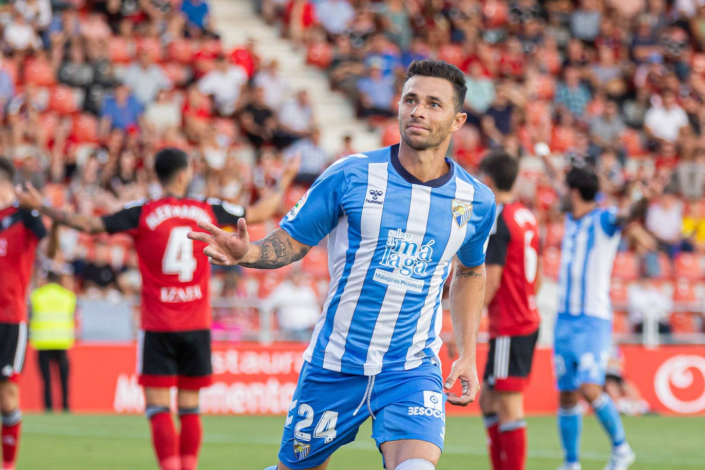 Fotos: El Mirandés-Málaga