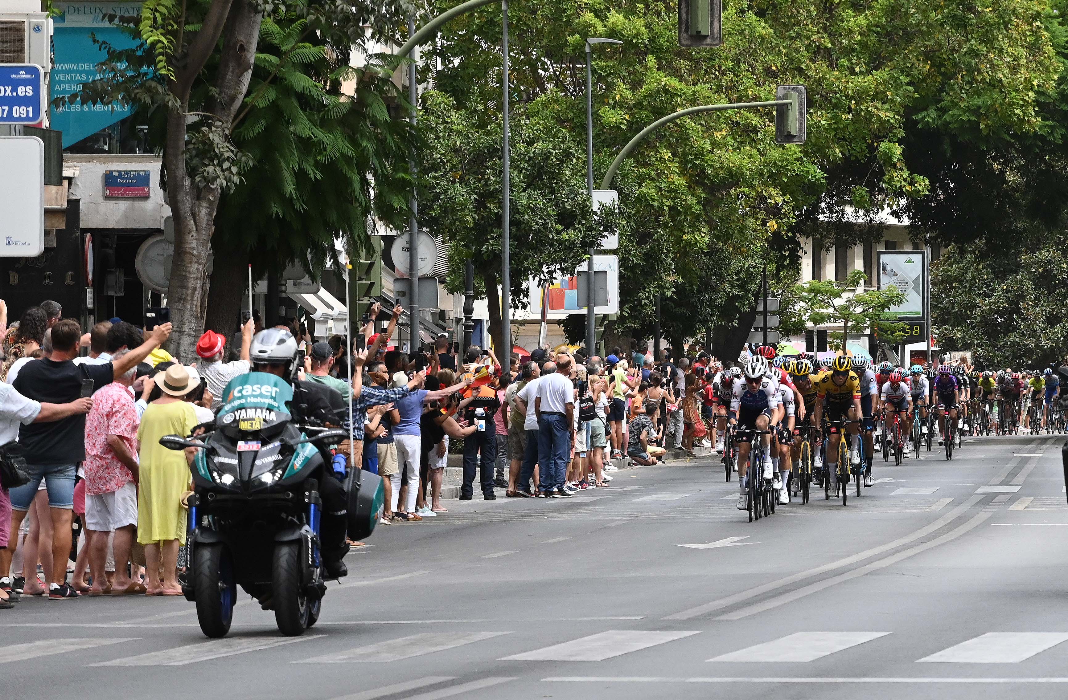 La Vuelta, a su paso por Marbella