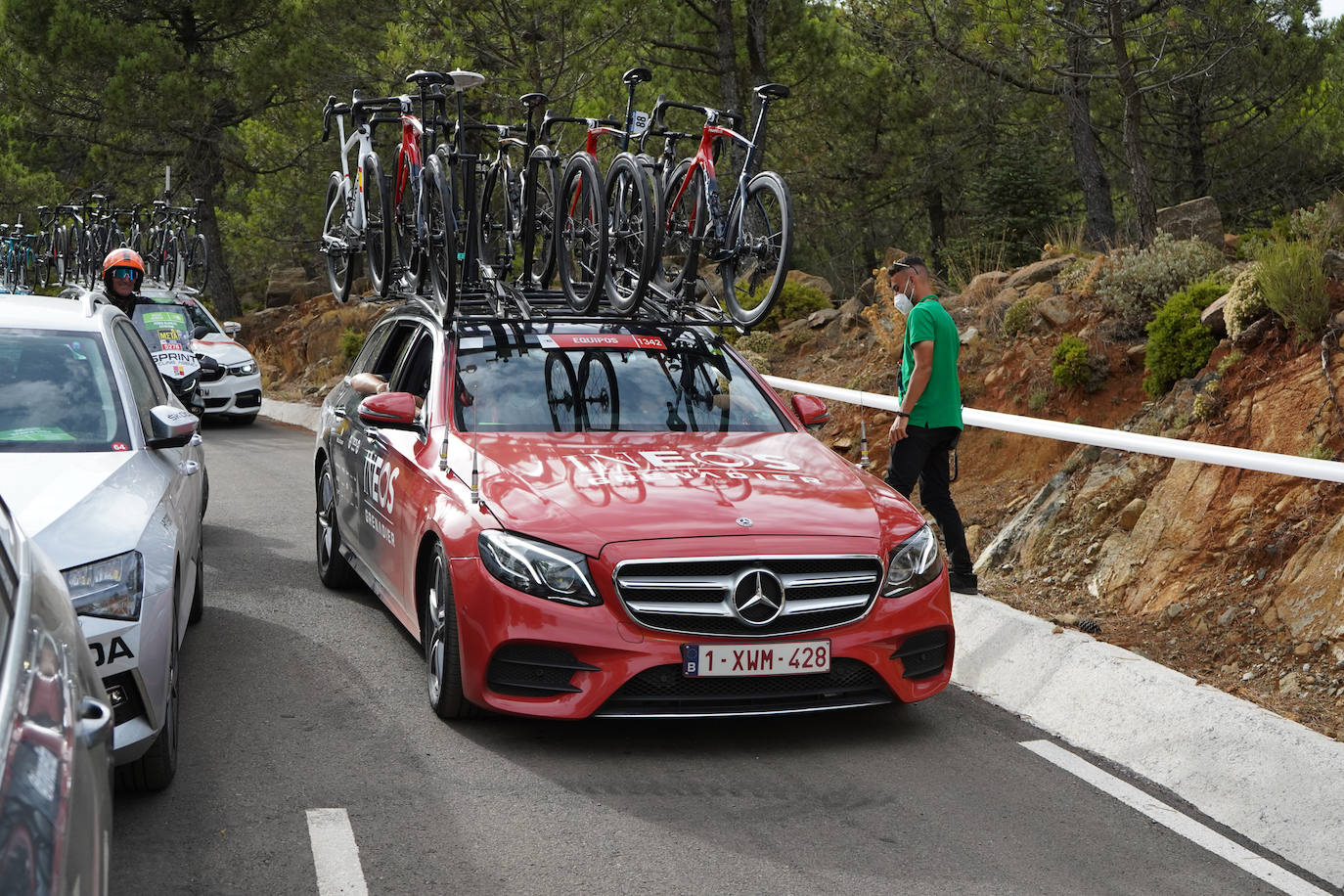 La Vuelta, a su paso por Marbella