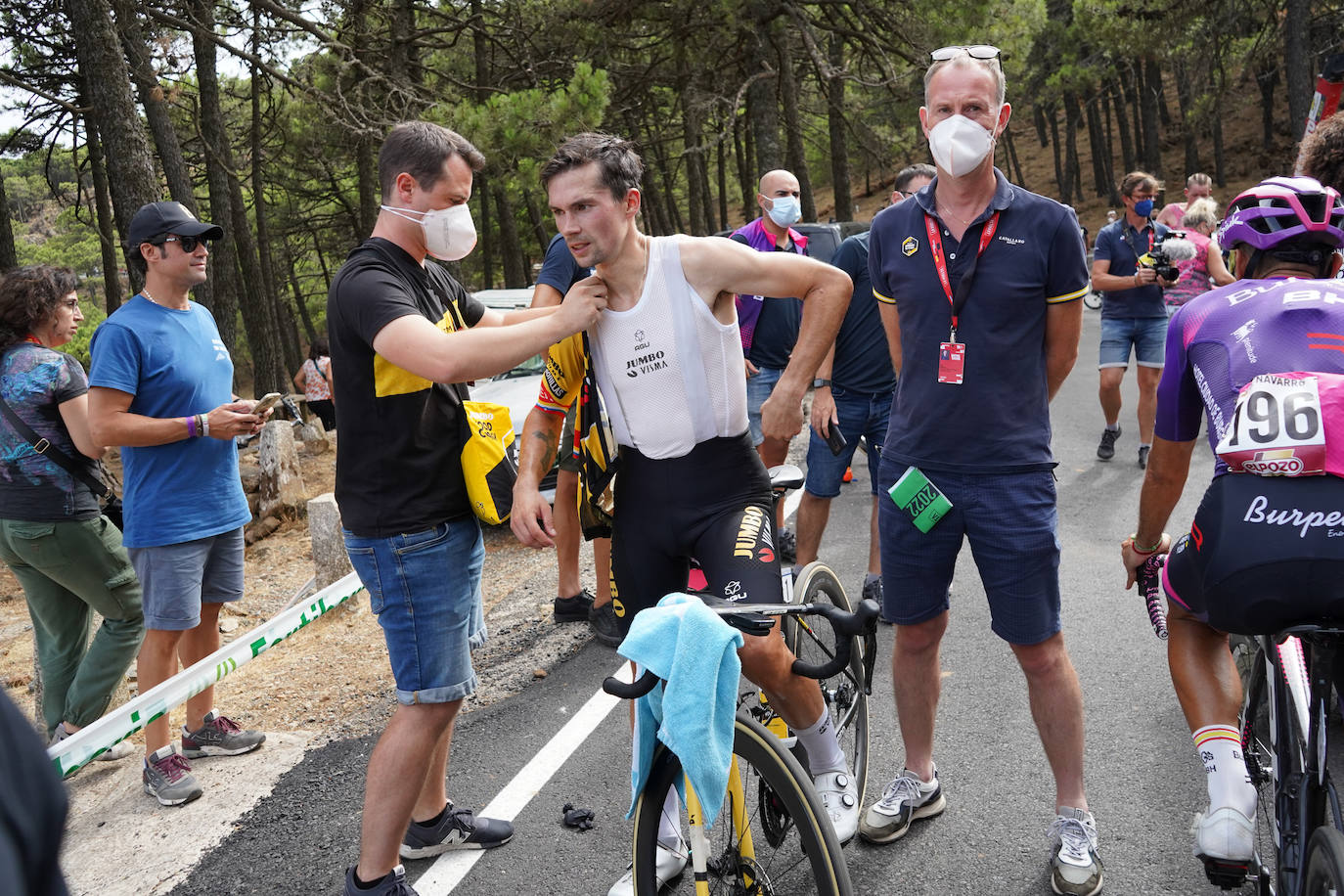 La Vuelta, a su paso por Marbella