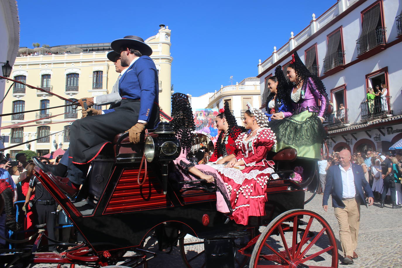 Rostros conocidos en la Goyesca de Ronda 2022. 