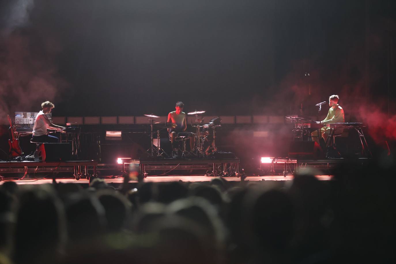 James Blake, durante su actuación este sábado.