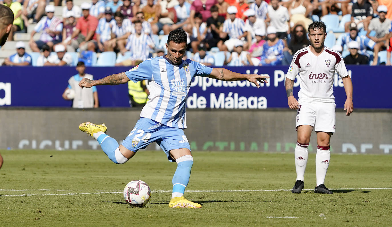 El Málaga pierde en casa con el Albacete (1-2).