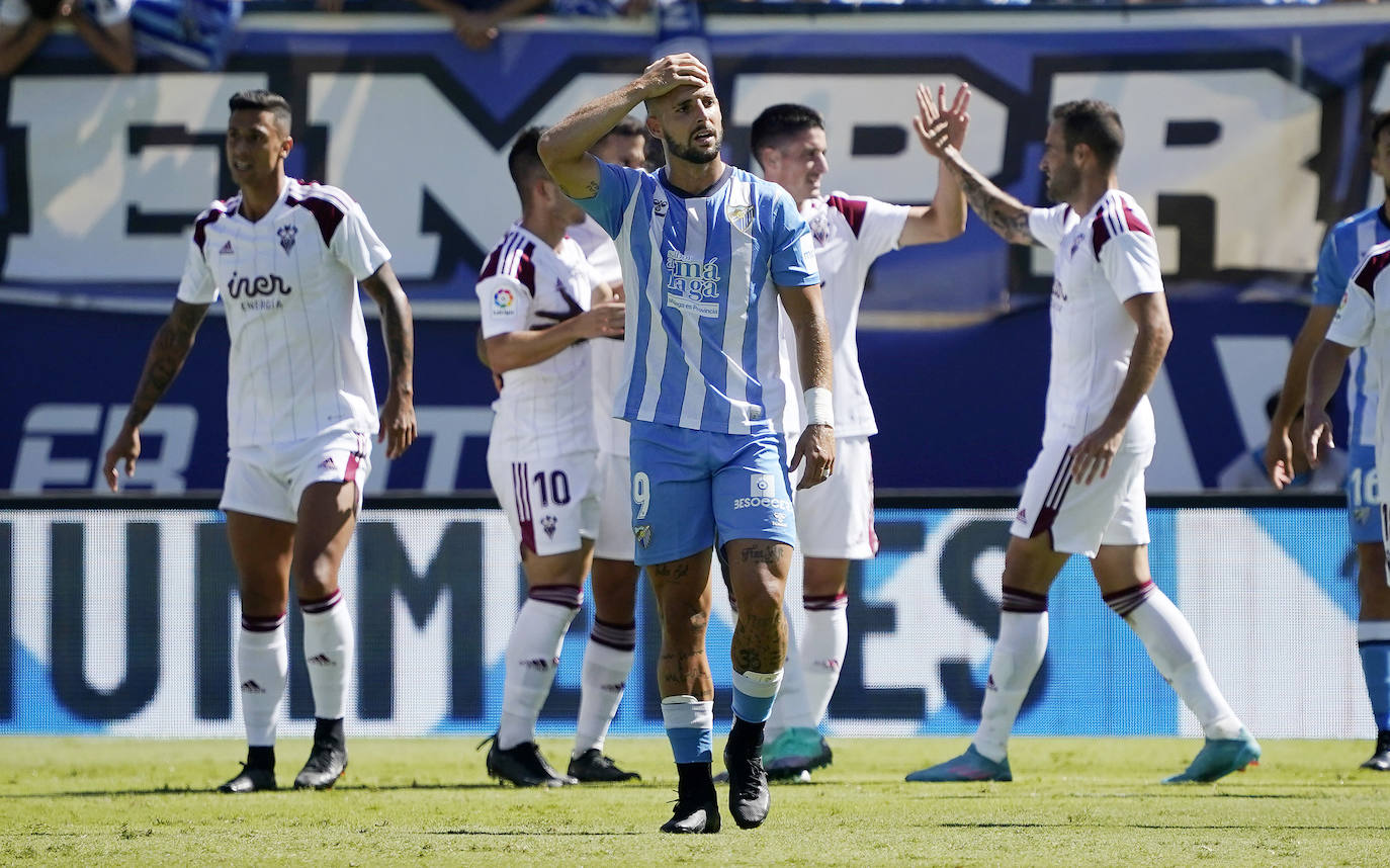 El Málaga pierde en casa con el Albacete (1-2).