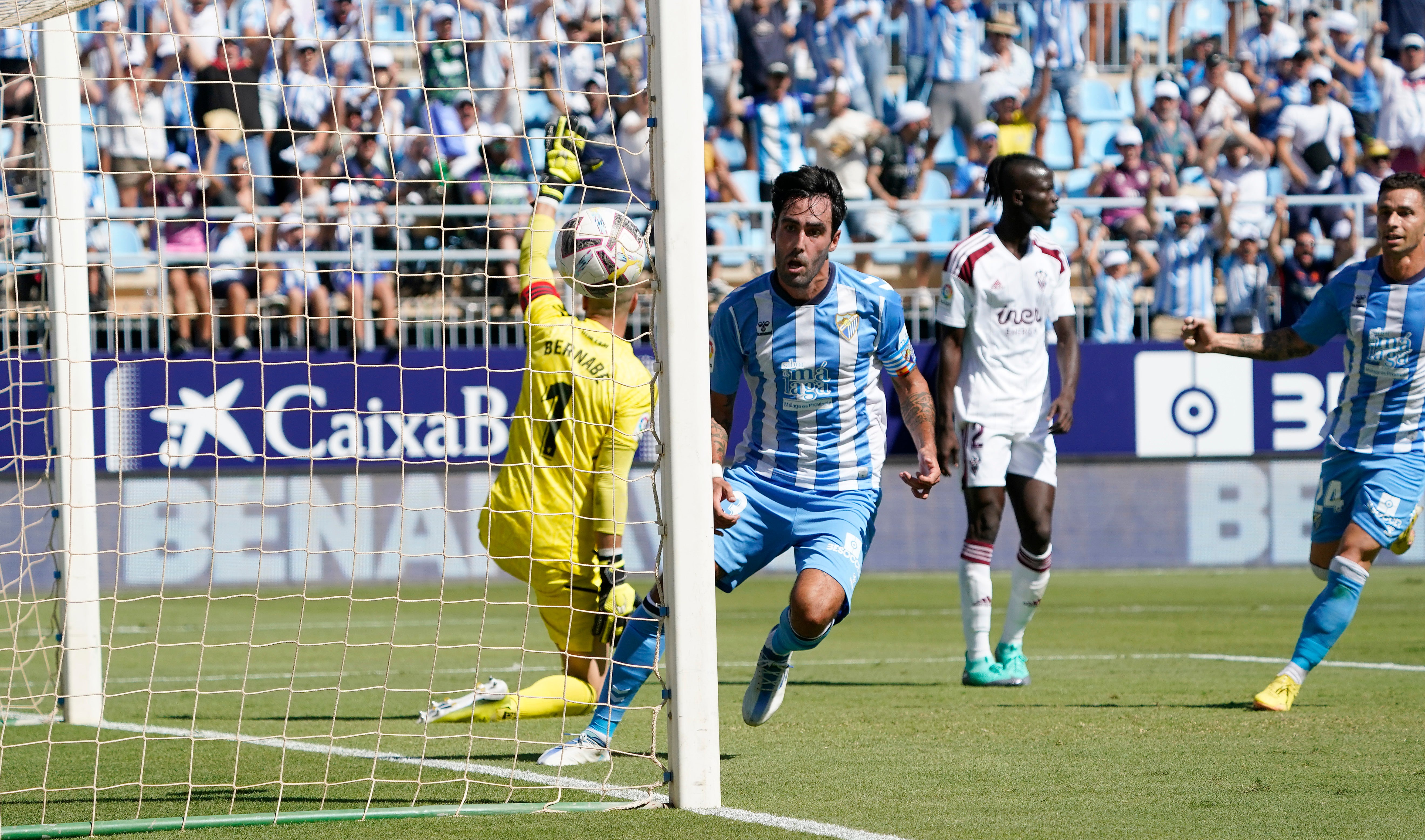 El Málaga pierde en casa con el Albacete (1-2).