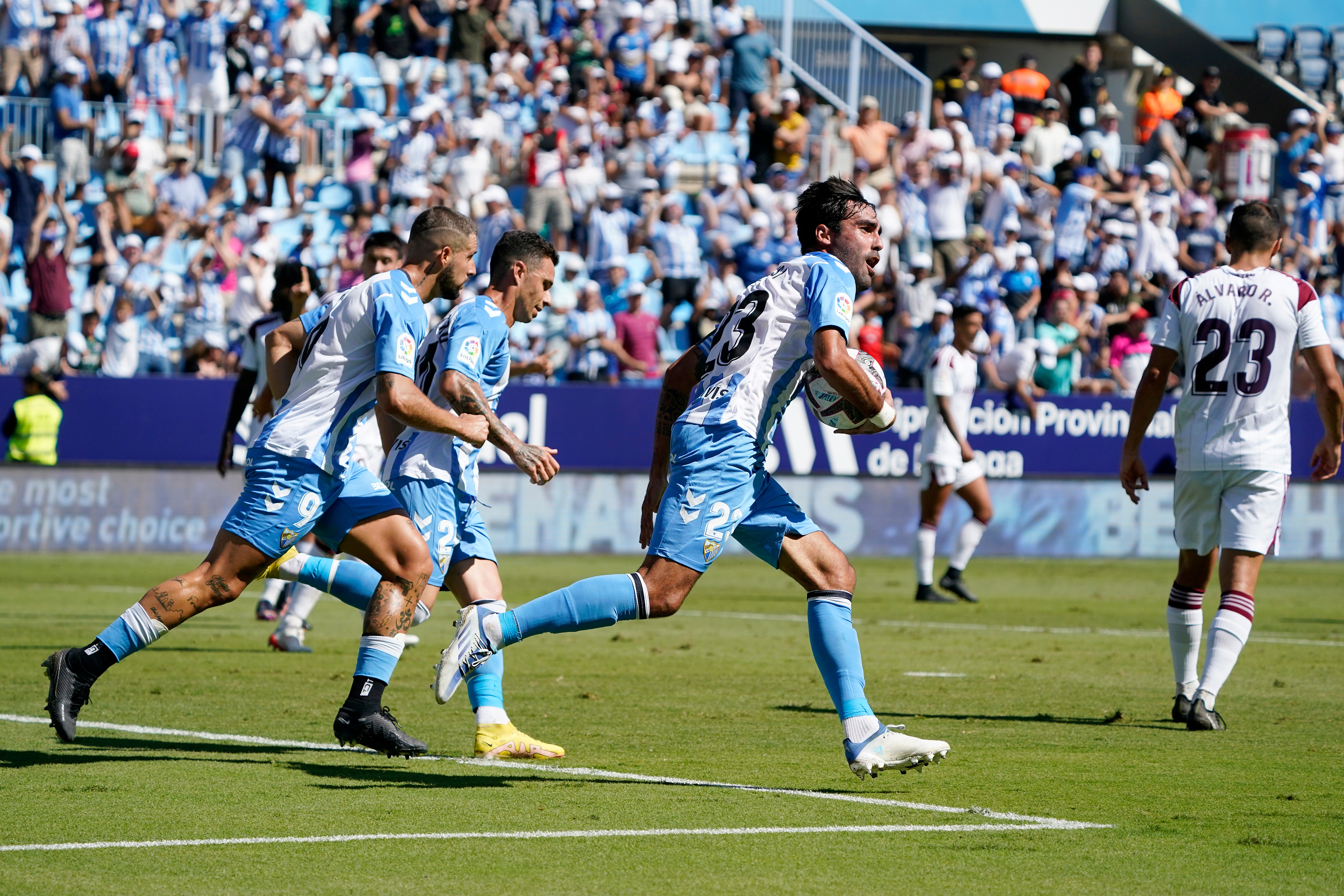 El Málaga pierde en casa con el Albacete (1-2).