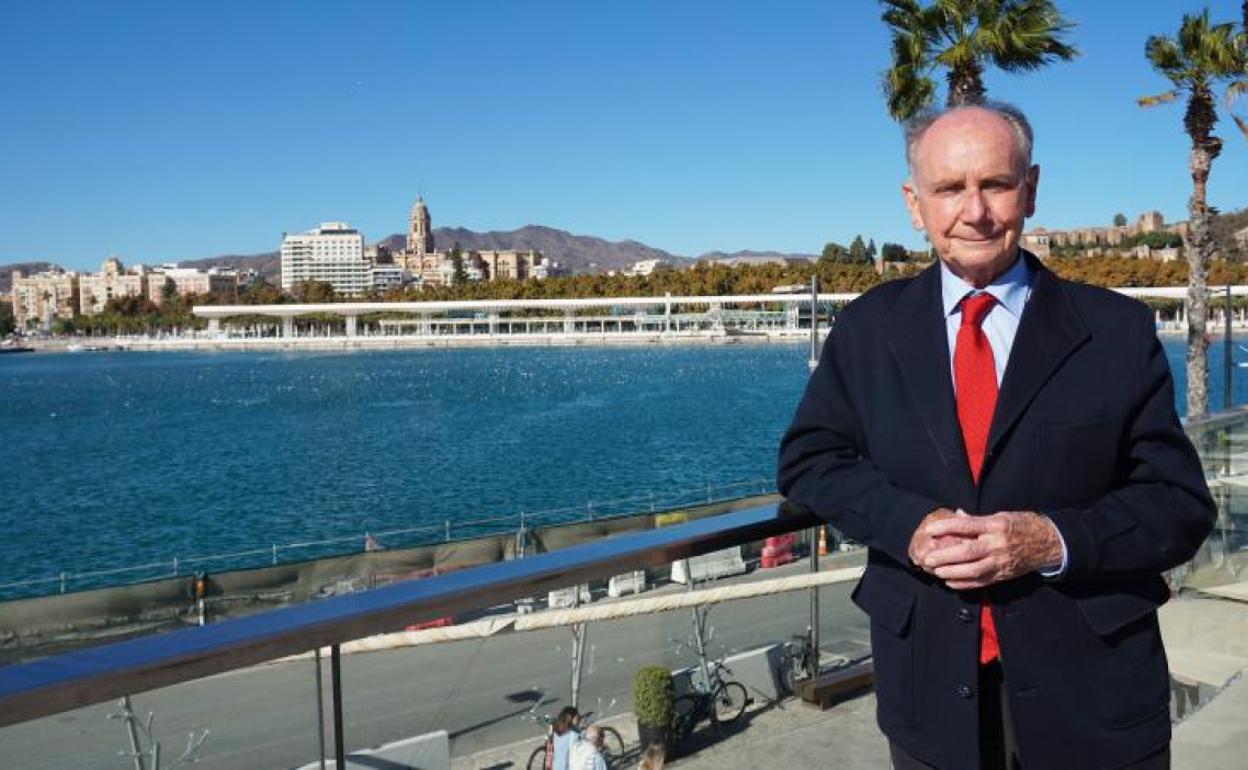 Pedro de Navascués, durante su última visita a Málaga, en noviembre del año pasado. 