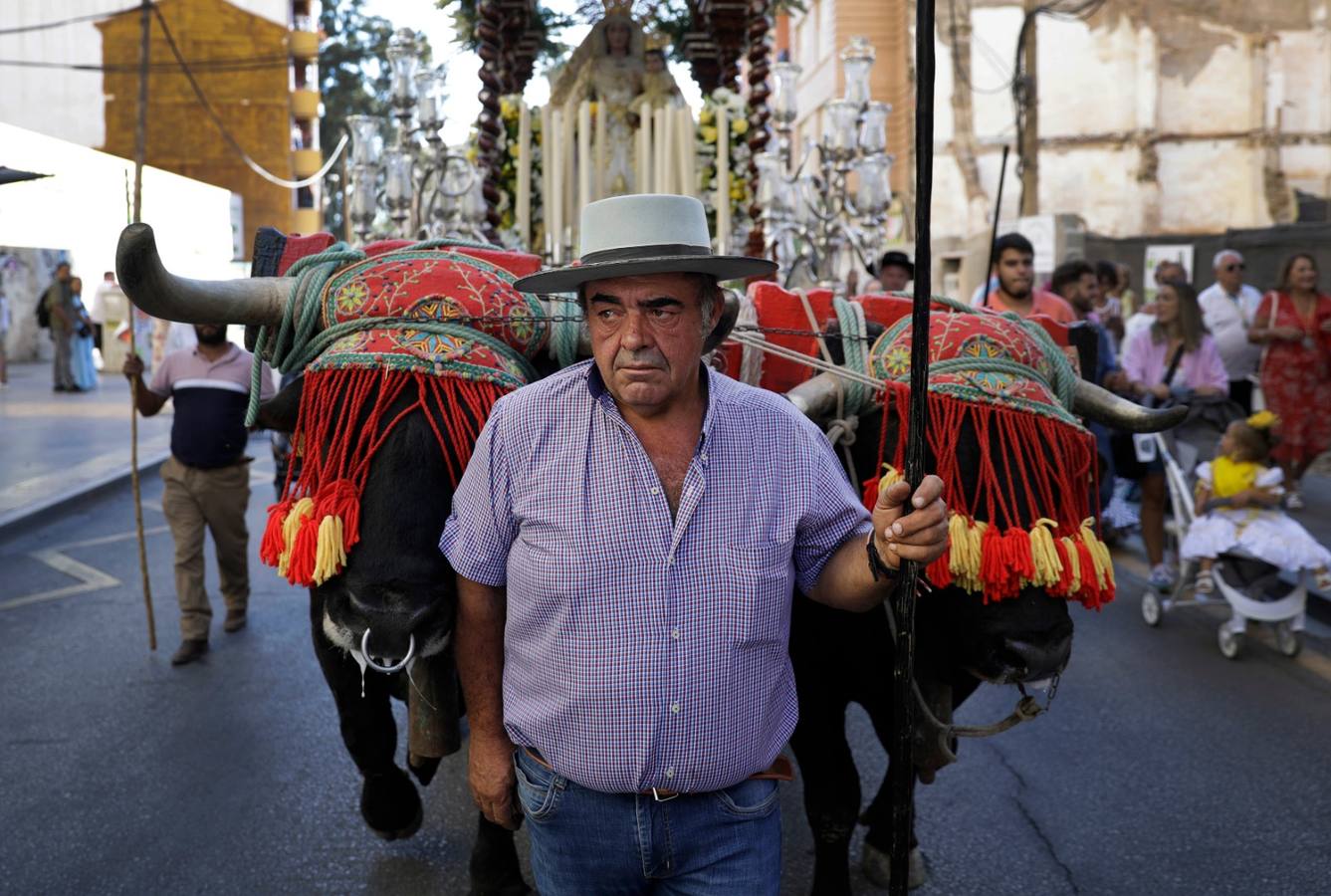 Regresa la romería de la Virgen de la Alegría de Málaga tras dos años