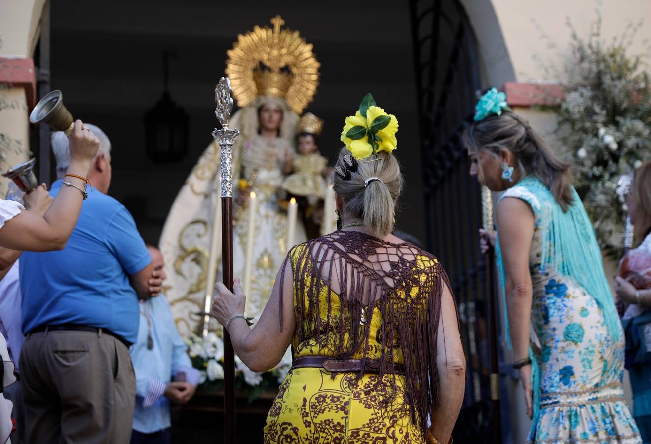 Regresa la romería de la Virgen de la Alegría de Málaga tras dos años