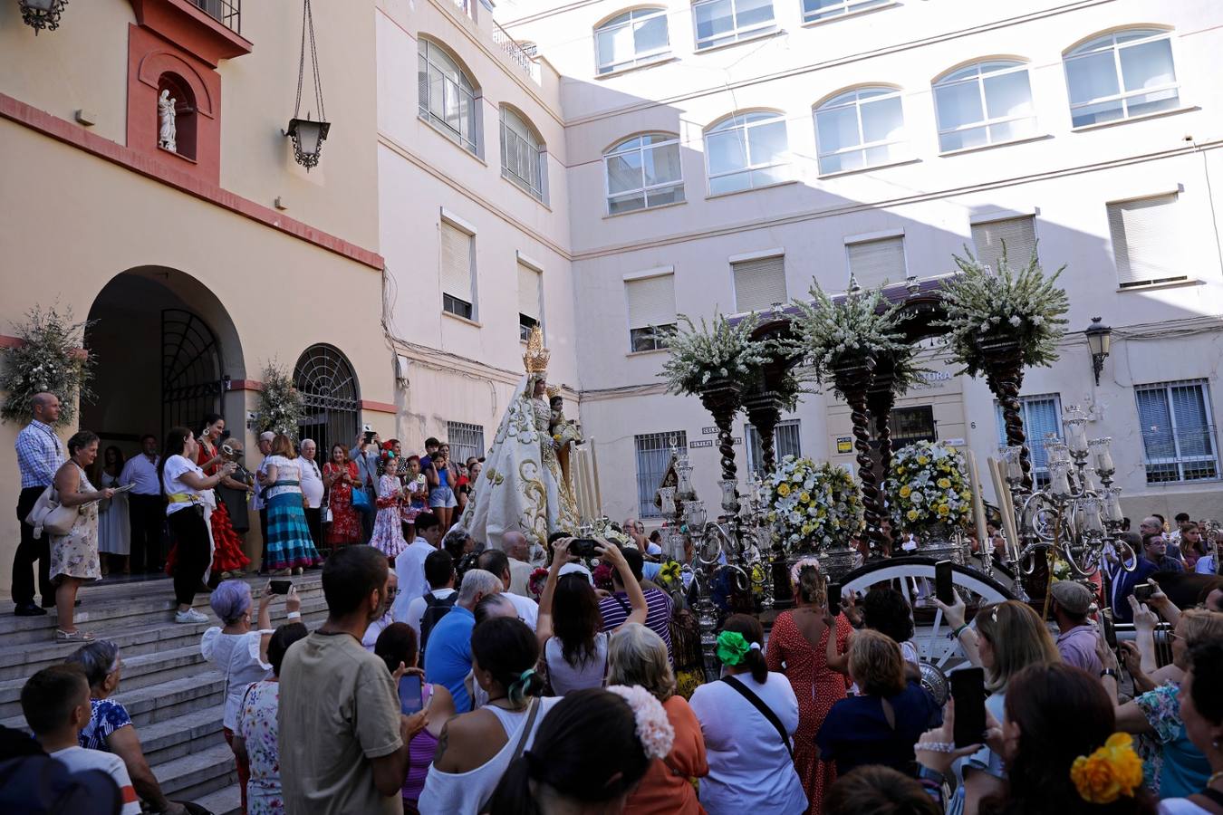 Regresa la romería de la Virgen de la Alegría de Málaga tras dos años