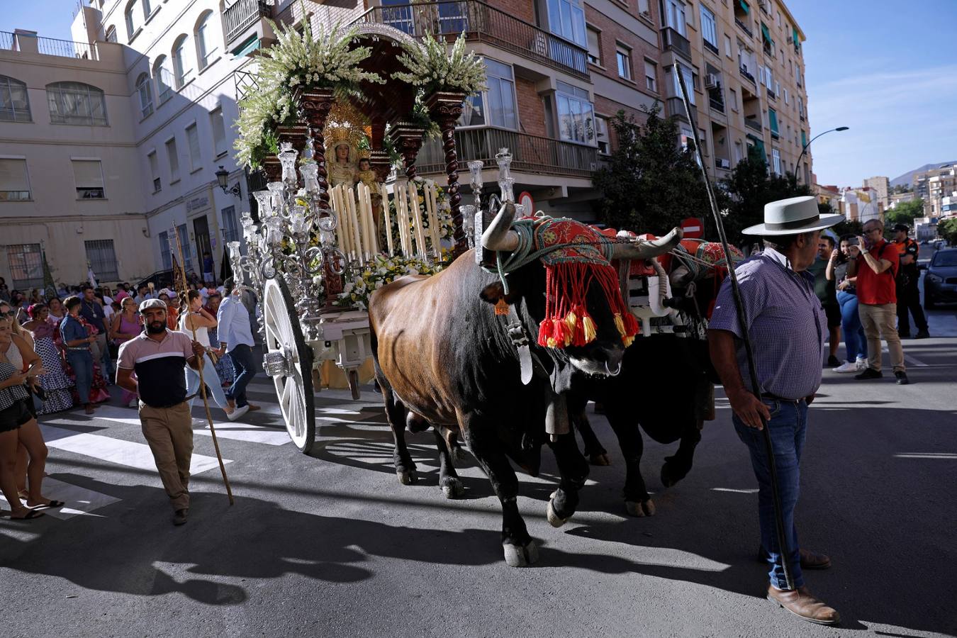 Regresa la romería de la Virgen de la Alegría de Málaga tras dos años