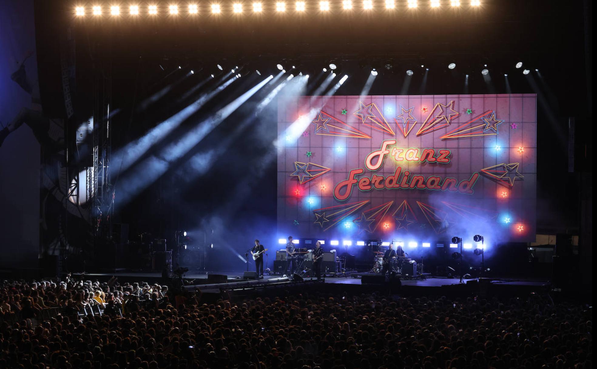 Un momento de la actuación de Franz Ferdinand.